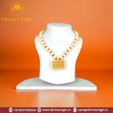 Tulsi Kanthi Mala With Radhe Radhe Locket Pendent